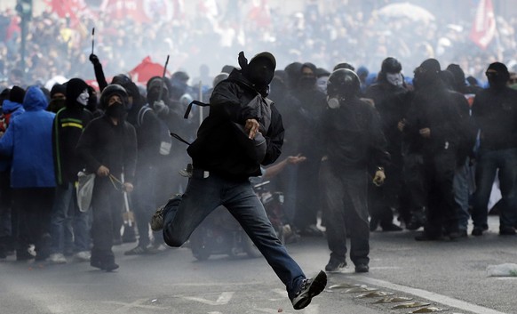 Proteste in Rom.