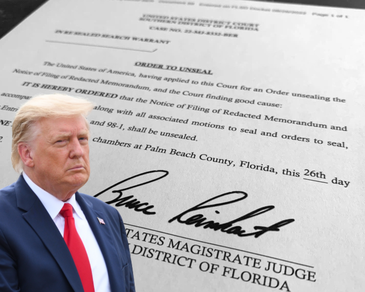 Plusieurs documents portaient ce qui semblait être des notes manuscrites de Donald Trump. Et certains fichiers retrouvés, comportant des informations sensibles, étaient mélangés à d'autres dossiers.