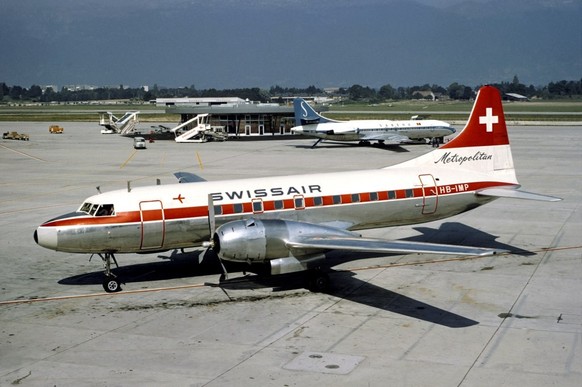 Eine CV-440 der Swissair.&nbsp;