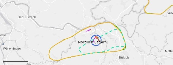Lage des Atomendlagers Nördlich Lägern. 
https://nagra.ch/wissensforum/noerdlich-laegern/