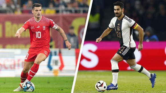 Führt Granit Xhaka die Schweiz zum Triumph über Deutschland und Ilkay Gündogan?