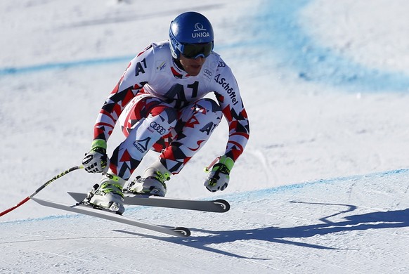 Mayer zeigt seinen Konkurrenten wo der Hammer in Saalbach hängt.