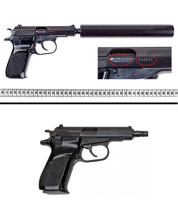 Mordwaffe im Fall NSU – Ceska, Modell 83, Kaliber 7,65 Millimeter «Browning»