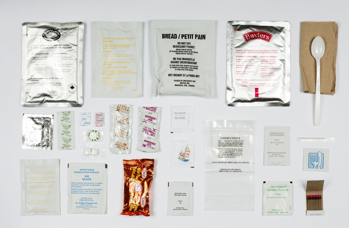Kanada
Military food rations.
London
By David Levene
21/10/13