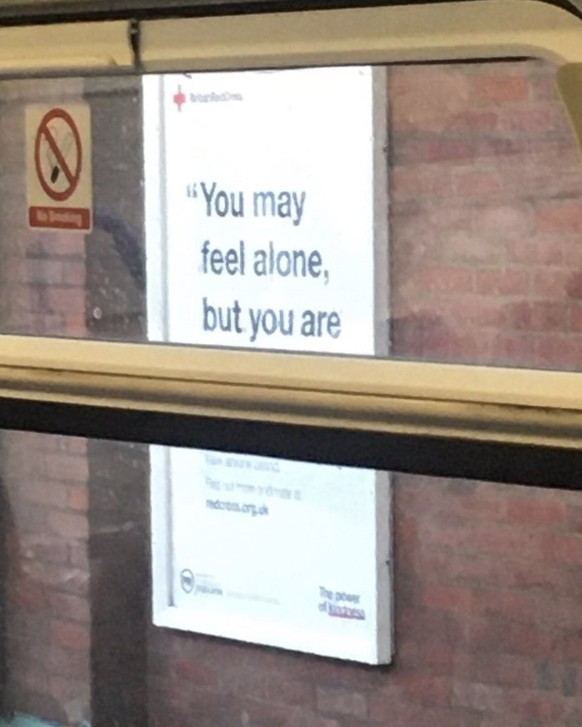 Failed Tuesday: Funny but mean sign that you're alone