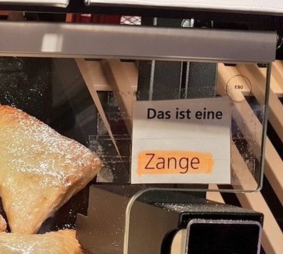 Passive-aggressive: Tongs in the supermarket