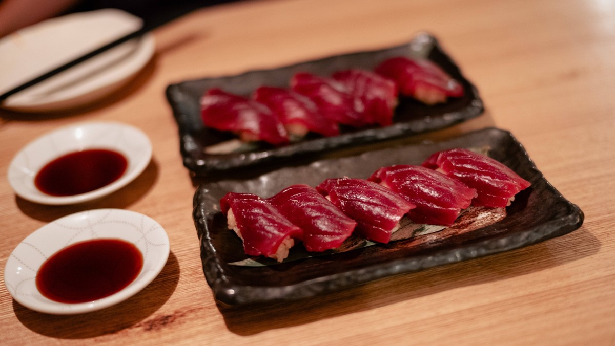 Chino, Japan, August 11, 2025 - Illustrative image of Tuna sushi. PUBLICATIONxNOTxINxFRA Copyright: xAlexisxSciardx