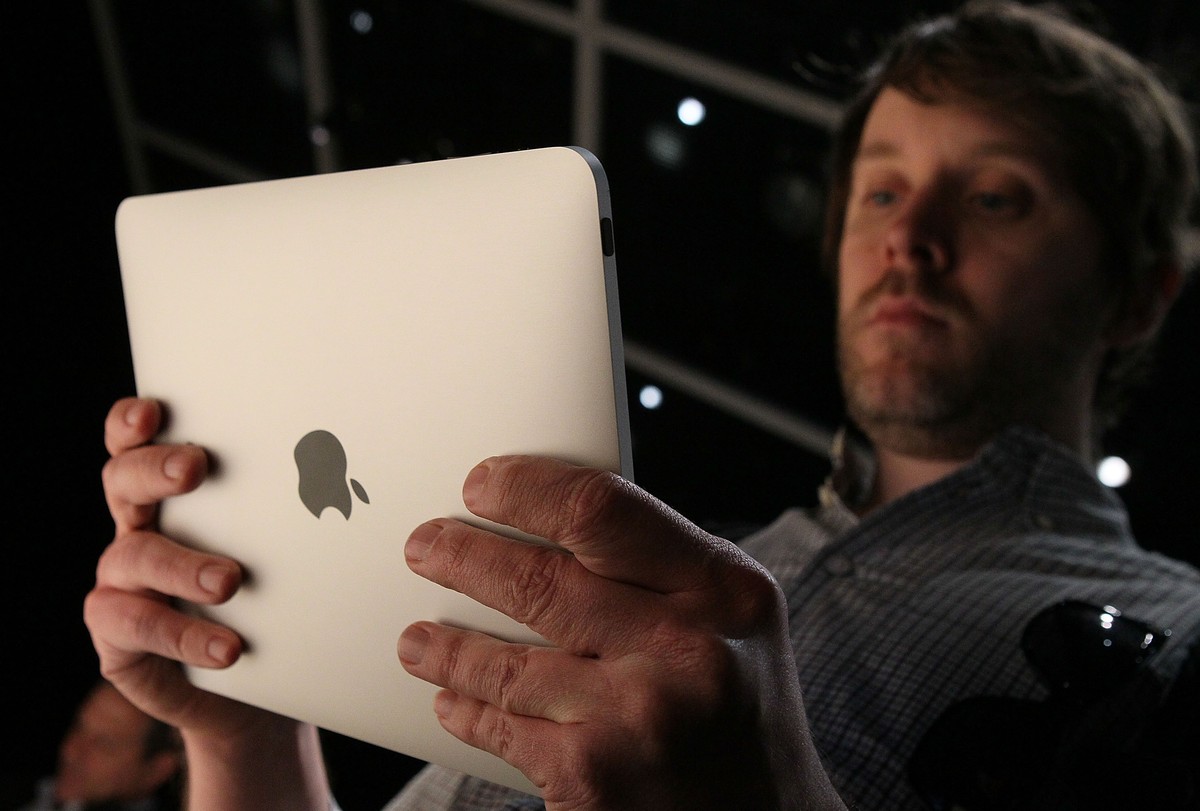 «Was haben wir denn da?» Das erste iPad.