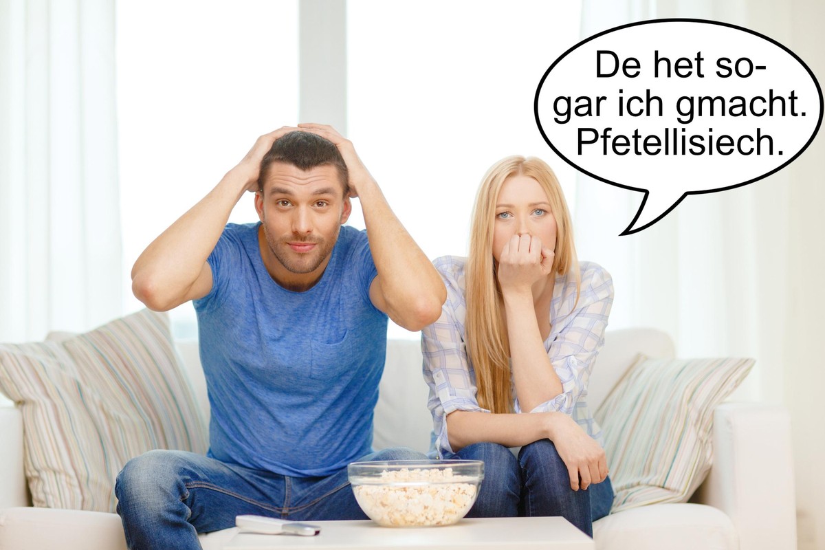 Was wir beim Fussballschauen sagen und was wir wirklich denken