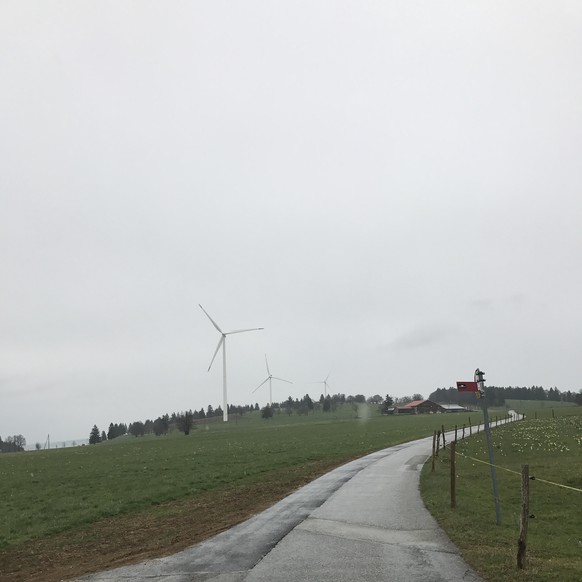 Windrad, Windenergie, Windkraft, Windkraftanlage, Mont Croisin