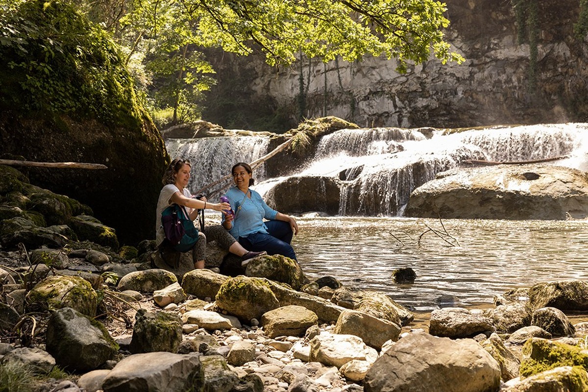 Wasserfälle der schweiz Schönste Wasserfälle Wanderung Rauszeit Chuttes de Chavannettes Rue Romont Fribourg