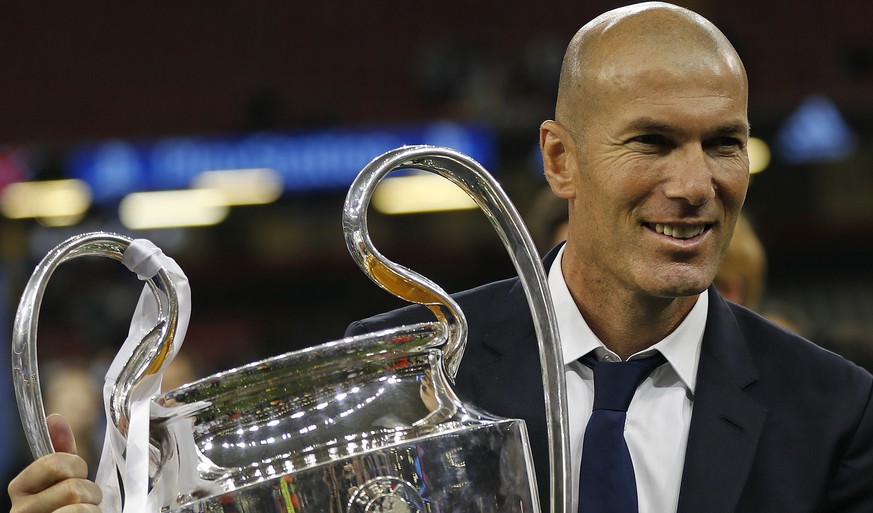 Real-Madrid-Trainer Zinedine Zidane im Jahr 2017.