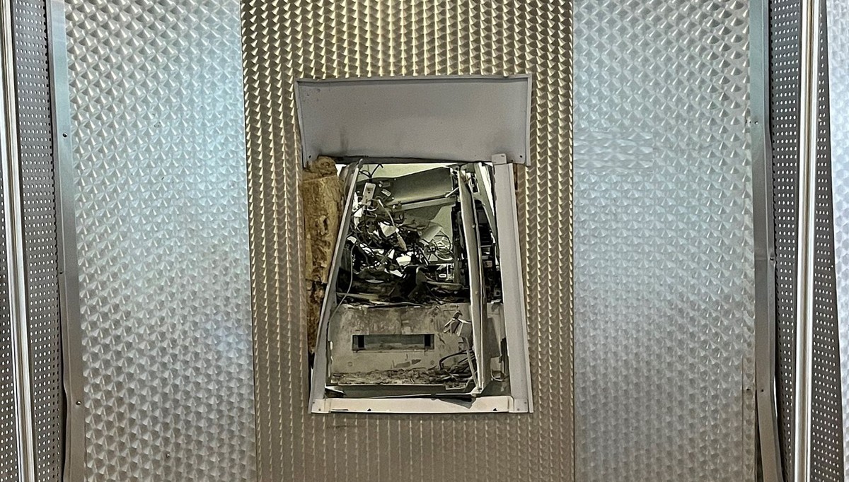Ein Bankomat in Füllinsdorf wurde gesprengt.