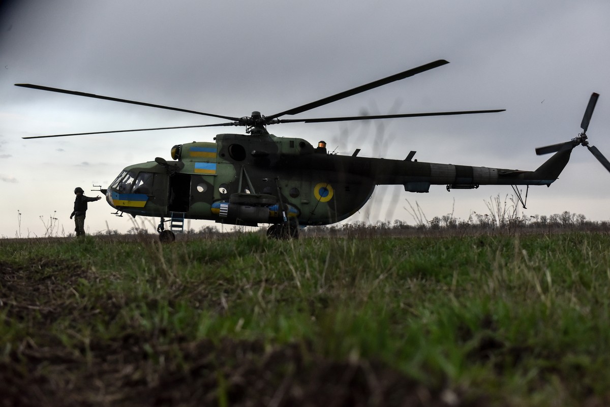 Un Mil Mi-8 de l'armée ukrainienne: ce modèle soviétique a été conçu dans les années 1960.