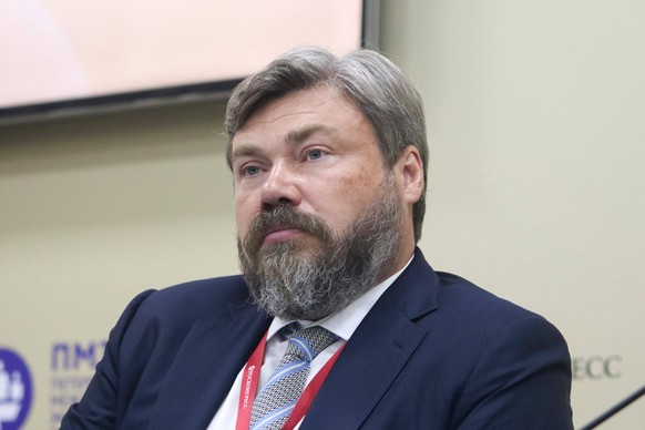 June 6, 2024, Saint Petersburg, Russia: Konstantin Malofeev, Head, Tsargrad Foundation, attends a session on Philosophy and Geopolitics of a Multipolar World in the framework of the St. Petersburg Int ...