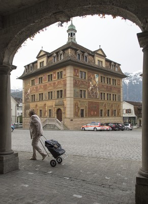 Das Rathaus in Schwyz.