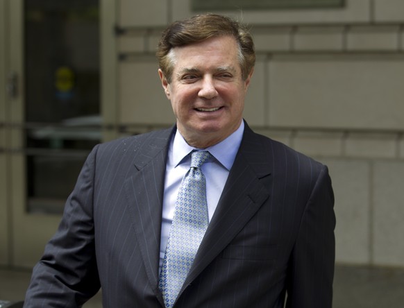 FILE - In this May 23, 2018 file photo, Paul Manafort, President Donald Trump&#039;s former campaign chairman, leaves the Federal District Court after a hearing, in Washington. Manafort is scheduled t ...