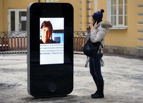 Das übergrosse iPhone wurde vom Uni-Campus entfernt.