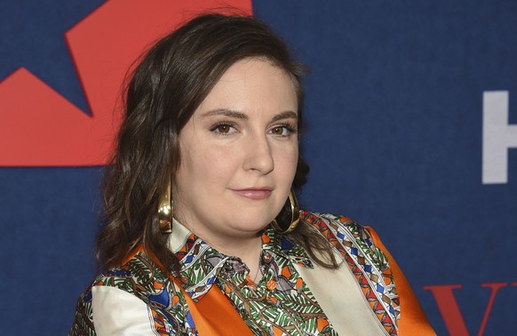 FILE - Lena Dunham attends the premiere of the final season of HBO&#039;s &quot;Veep&quot; on March 26, 2019, in New York. Dunham says her body â??revoltedâ? during a struggle with COVID-19. The 34-y ...