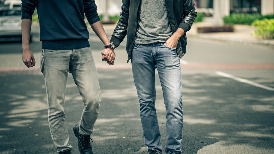 Schwules Paar, LGBTQ, gay couple, two men, zwei männer