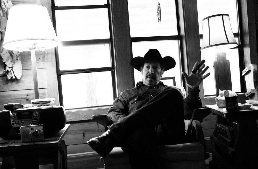 Apr 15, 2005; Kerrville, TX, USA; KINKY FRIEDMAN in his ranch nearby Kerrville in Texas. Friedman is a poet and a country singer and is running for Governor of Texas in the 2006 election. Mandatory PU ...