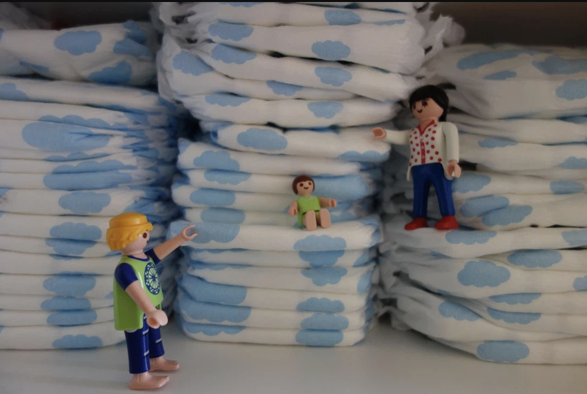Jongler avec des montagnes de couches fait partie du quotidien pendant des années quand on a des enfants.