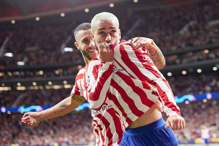 Mandatory Credit: Photo by Pressinphoto/Shutterstock 13372659am Antoine Griezmann of Atletico de Madrid Atletico de Madrid v FC Porto, UEFA Champions League, Group B, date 1. Football, Civitas Metropo ...