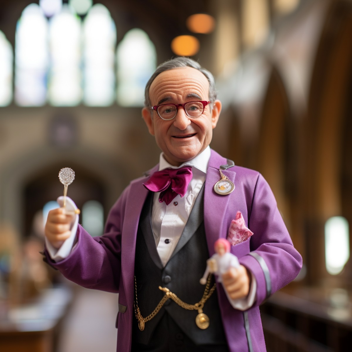 Warum bitte ist unser Bundesrat als Hogwarts-Lehrer verkleidet?