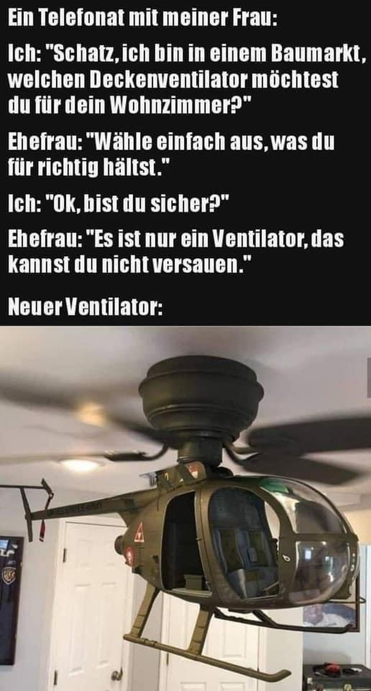 Und 1, und 2, und 1, 2, 3 тАУ PICDUMP!\nIch f├дnde den Ventilator jetzt aber auch cool. ЁЯШВ ЁЯЪБ