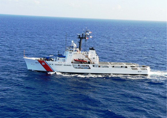 This undated handout photo provided by the US Coast Guard shows US Coast Guard Cutter Vigilant. Thirty-eight Cuban migrants caught trying to sail to the U.S. are stranded aboard a U.S. Coast Guard ves ...