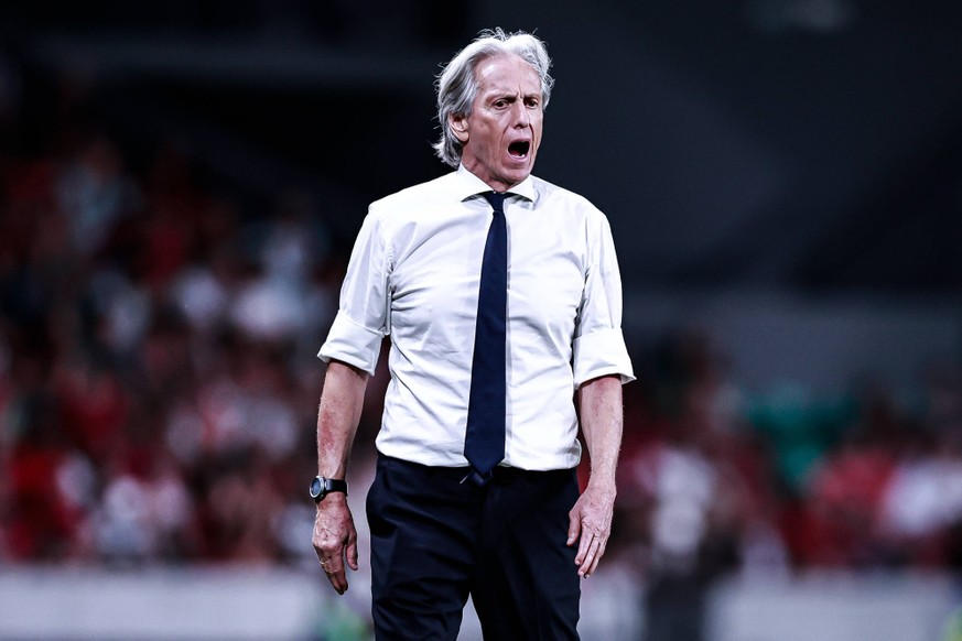 September 24, 2026, Lisboa, Lisboa, Portugal: Portugal Head Coach Jorge Jesus reacts during the UEFA Nations League 2026��27 League Phase Matchday 1 match between Portugal and Wales at Estadio Jose Al ...