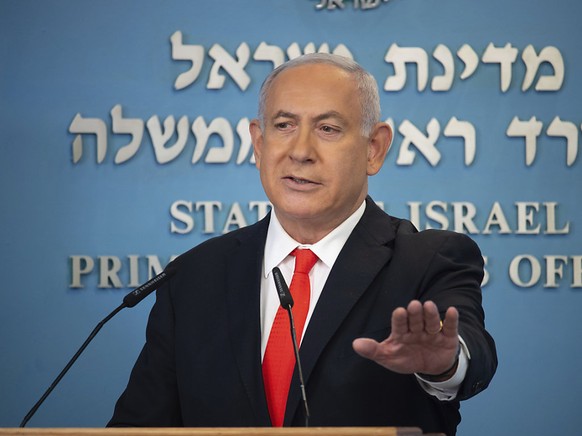 Opposition leader Benjamin Netanyahu.