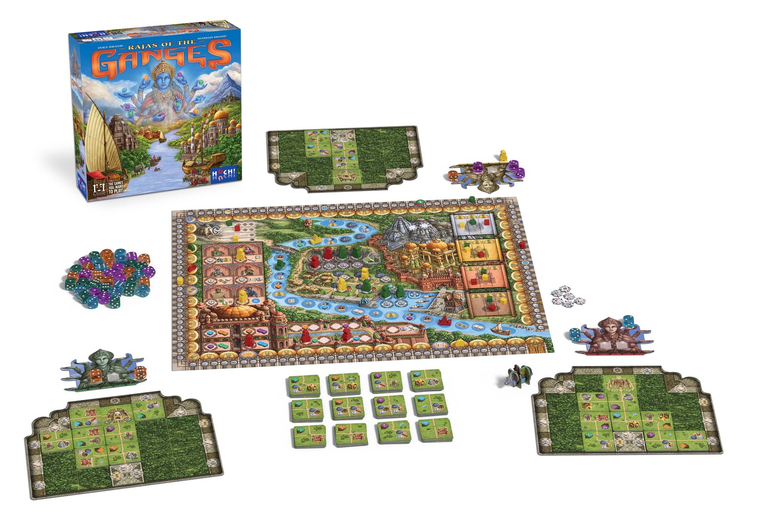 Rajas of the Ganges, Box mit Spielmaterial