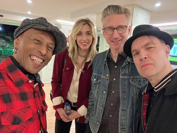 DJ Rohan, Annie Dolan, Joel Paterson, Oliver Baroni at the Rockin' Race 2025.