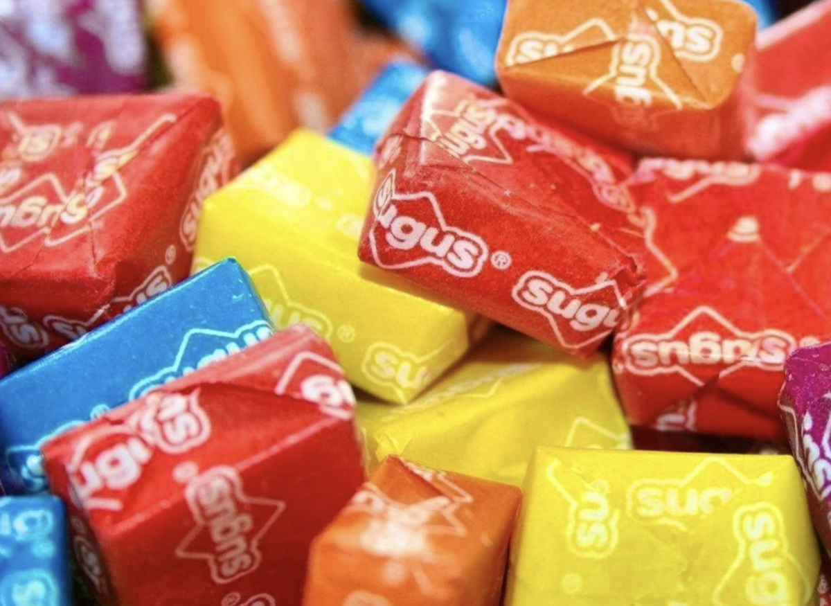 Sugus-Verpackungen.