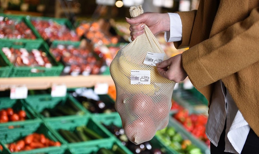 Die Multi-Bags dienen als ökologische Alternativen zu den Plastiksäckli in der Gemüse- und Früchteabteilung.&nbsp;