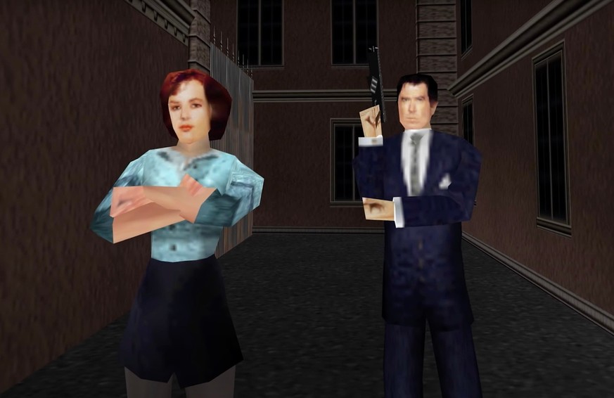 «GoldenEye 007» von 1997 auf dem N64. Damals ein Highlight, heute ist die Grafik kaum mehr zu ertragen.