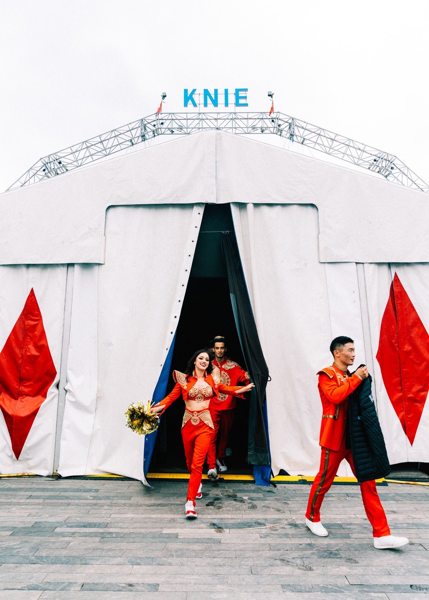 Fotostory im Zirkus Knie auf dem Sechseläutenplatz in Zürich am 24. Mai 2023.