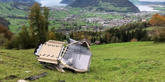 Der Unfall ereignete sich während dem Leerfahren der Bahn. Verletzt wurde niemand.