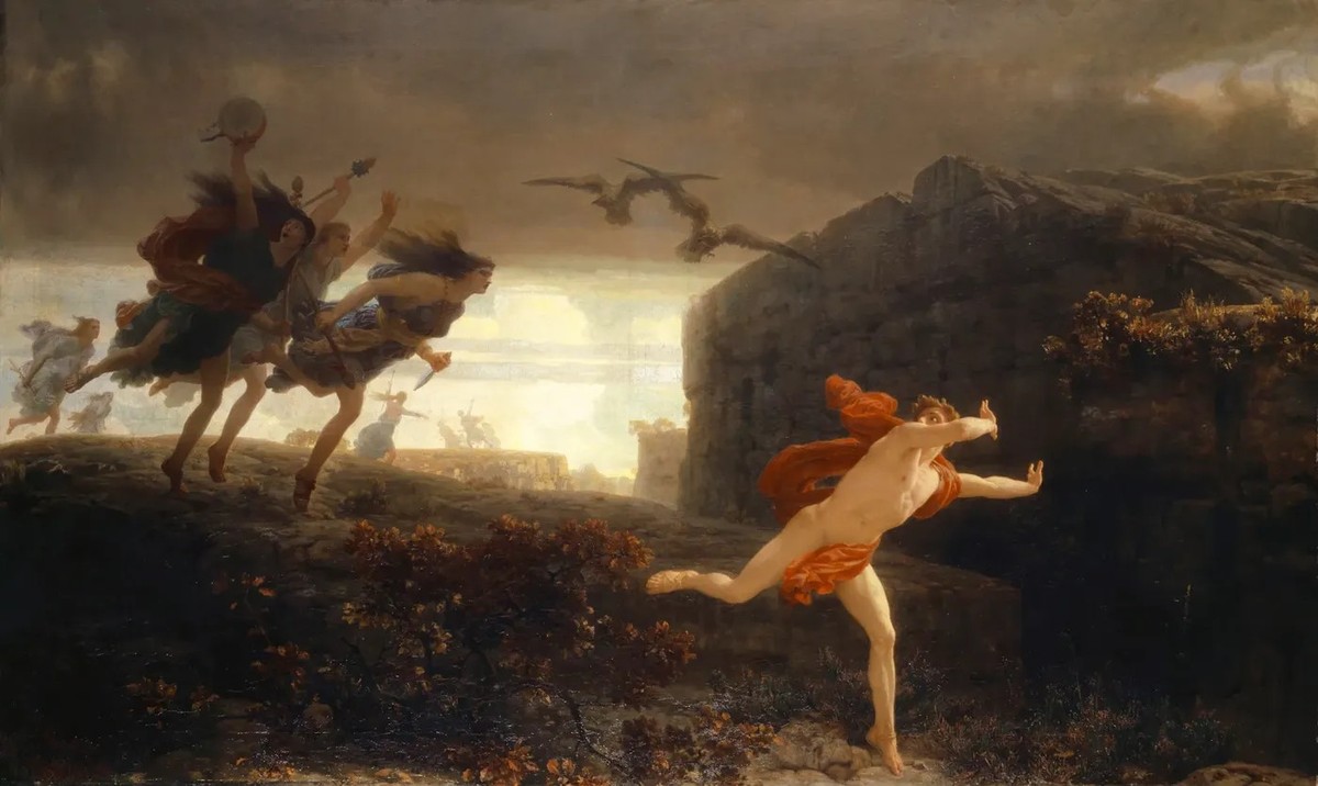 Charles Gleyre, «Penthée poursuivi par les Ménades», 1864.
https://sammlungonline.kunstmuseumbasel.ch/eMP/eMuseumPlus?service=ExternalInterface&amp;module=collection&amp;objectId=2960&amp;viewType=det ...