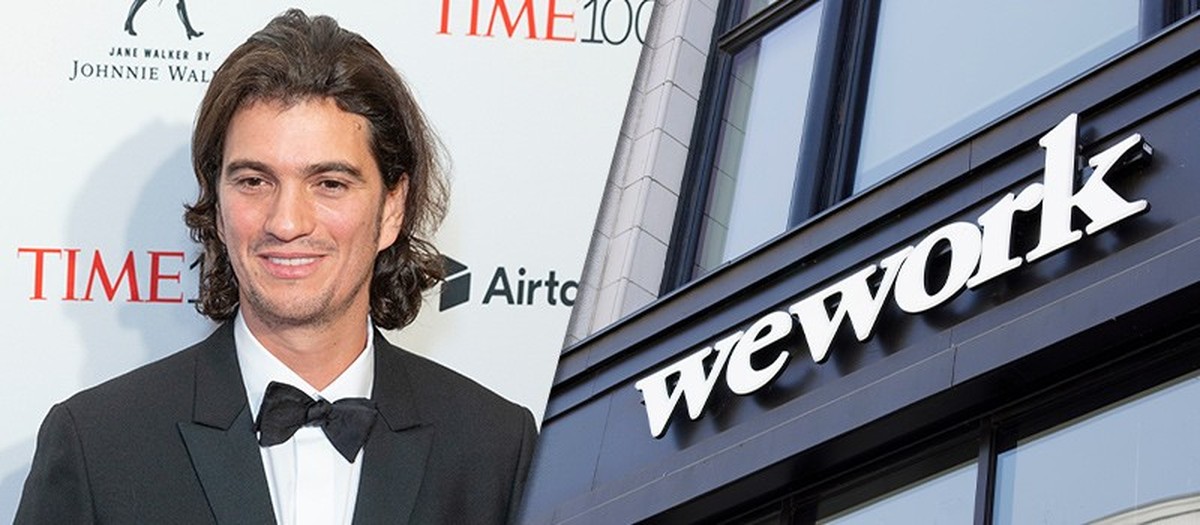 wework bureau partagé startup coworking adam neumann scandale immobilier faillite Etats-Unis