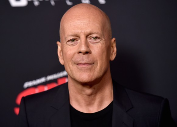 HOLLYWOOD, CA - AUGUST 19: Actor Bruce Willis attends Premiere of Dimension Films' &quot;Sin City: A Dame To Kill For&quot; at TCL Chinese Theatre on August 19, 2014 in Hollywood, California. Frazer H ...