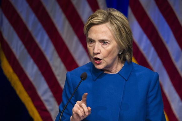 Hillary Clinton addresses the Children&#039;s Defense Fund&#039;s Beat the Odds celebration at the Newseum in Washington, Wednesday, Nov. 16, 2016. (AP Photo/Cliff Owen)