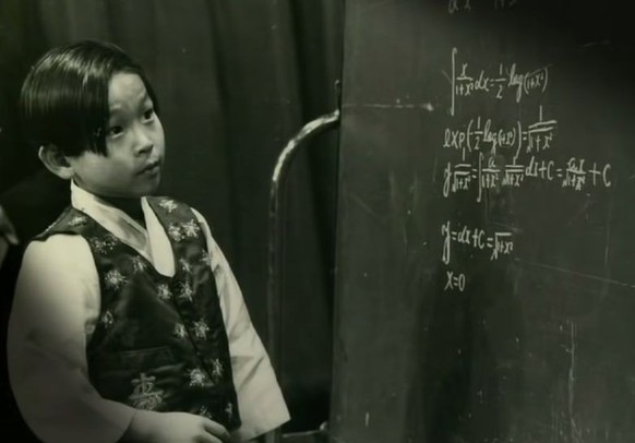 Kim solving Differential Equations at the age of 7.
https://commons.wikimedia.org/w/index.php?curid=117632290