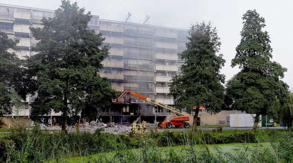 Die Explosion ereignete sich im Erdgeschoss.