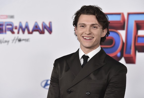 Tom Holland arrives at the premiere of &quot;Spider-Man: No Way Home&quot; at the Regency Village Theater on Monday, Dec. 13, 2021, in Los Angeles. (Photo by Jordan Strauss/Invision/AP)
Tom Holland