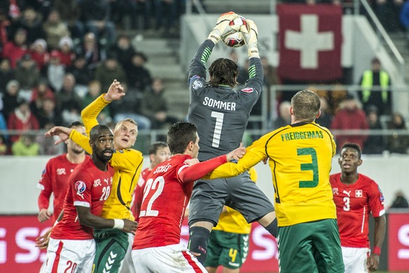 Goalie Yann Sommer war mehrheitlich beschäftigungslos.