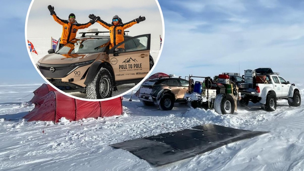 Vom Nord- zum Südpol im Elektroauto – Chris und Julie haben es geschafft