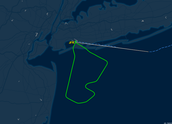 Wegen Fahrwerksproblemen drehte der Swiss-Airbus kurz nach dem Start in New York wieder um.