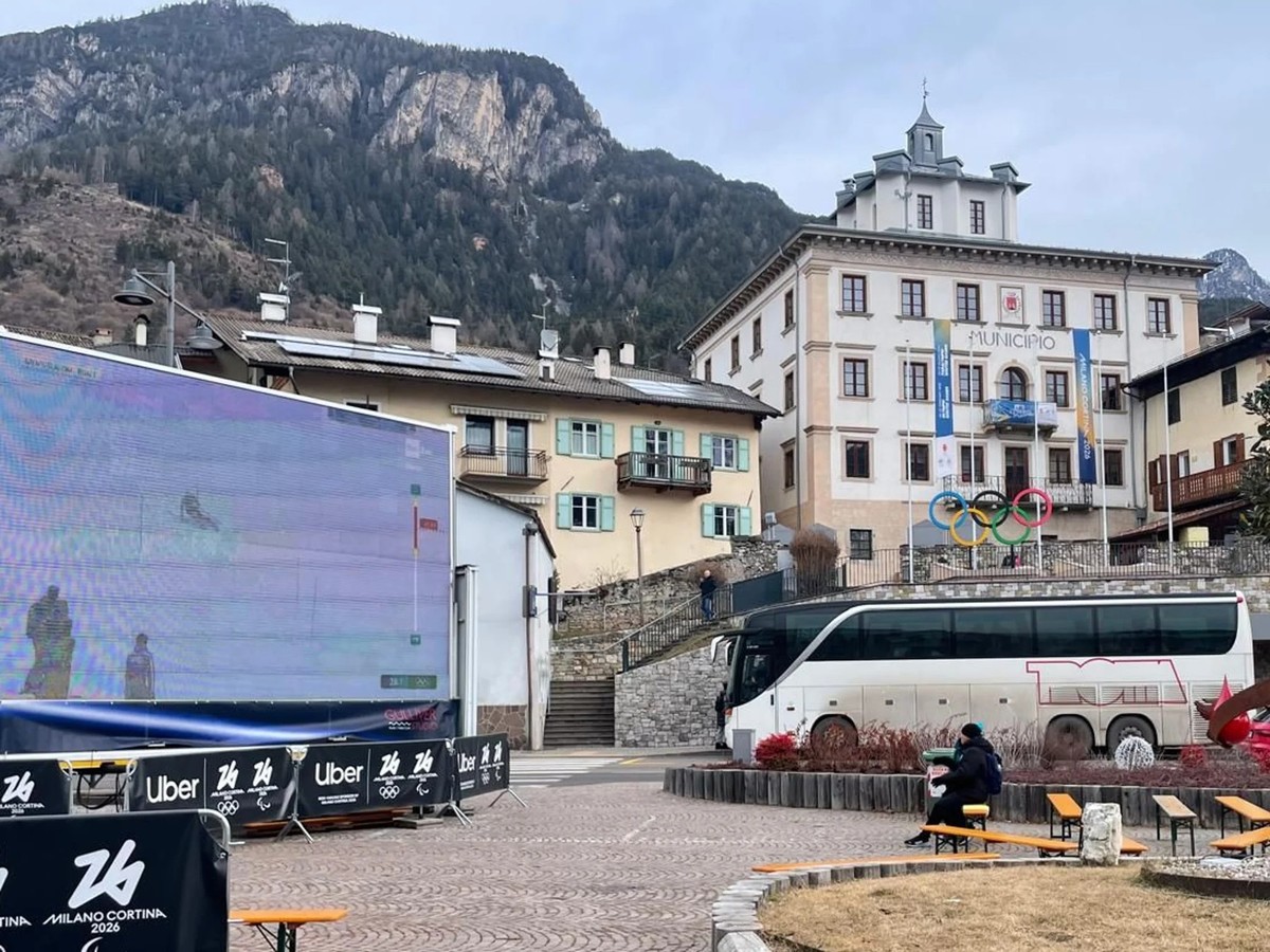 La fanzone prévue à Bormio pour suivre les autres compétitions olympiques n'a jamais vraiment trouvé son public.